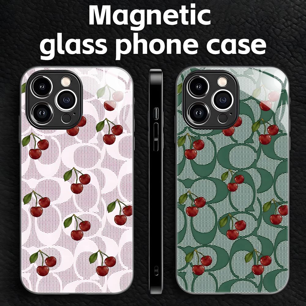 Phone Cases For Iphone 16 - Coque de téléphone à motif cerise