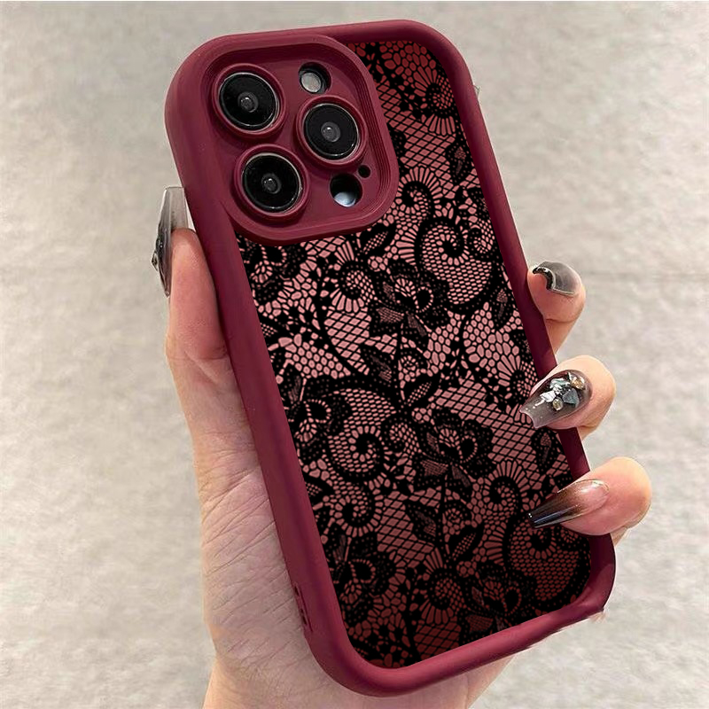 Phone Cases Xr Iphone - Élégante Coque de Téléphone en Dentelle