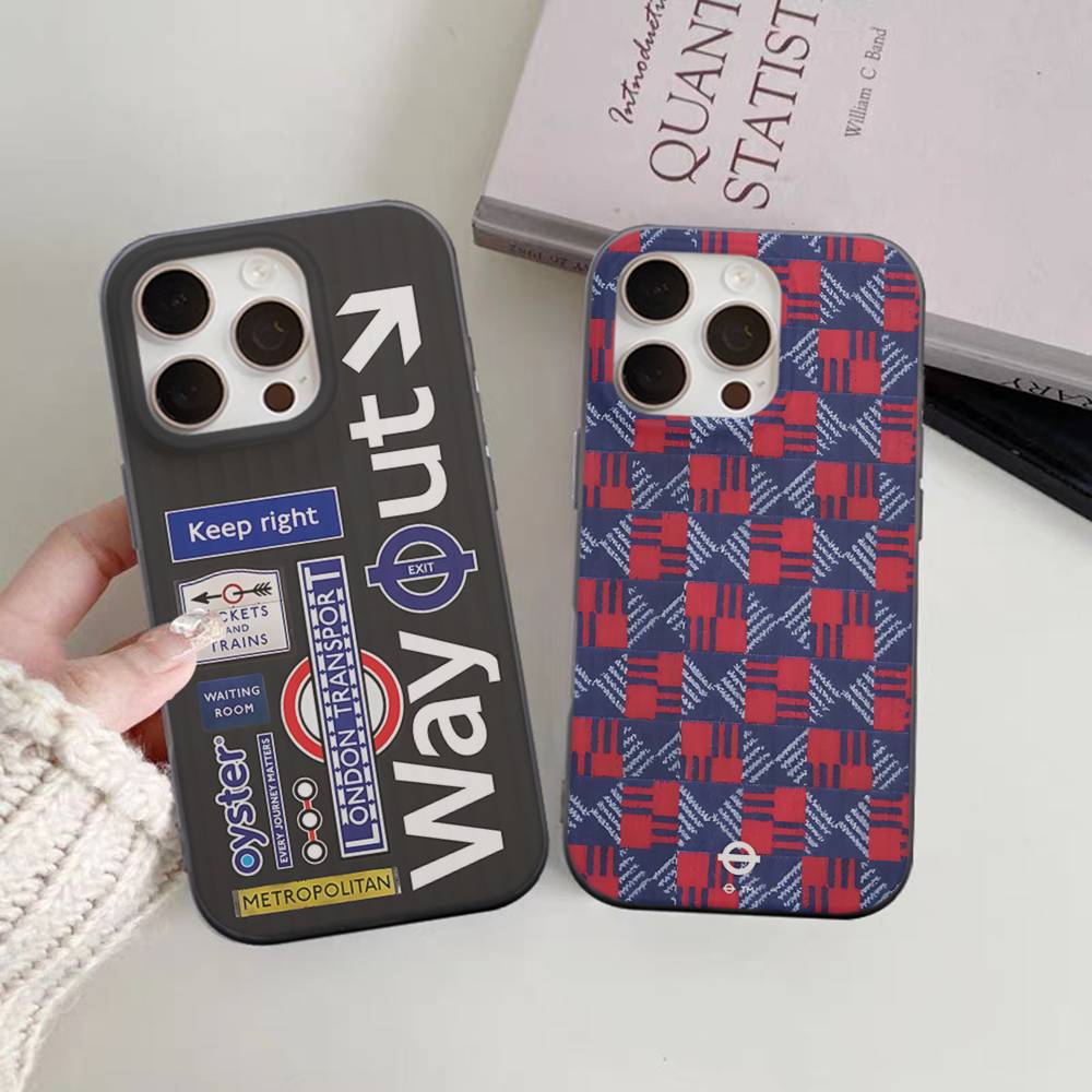Phone Cases London - Coque de téléphone L-London U-Underground pour