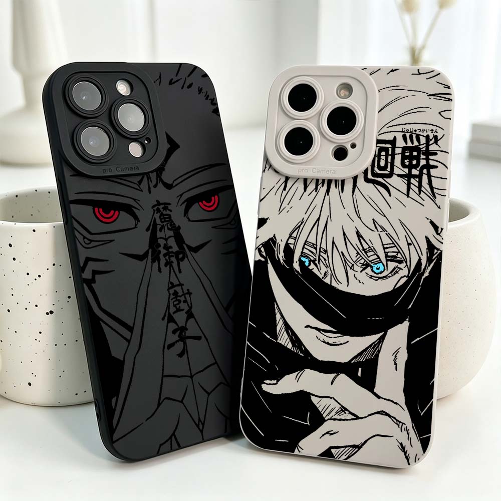 Phone Cases Jujutsu Kaisen - Coque en silicone souple Anime Jujutsu