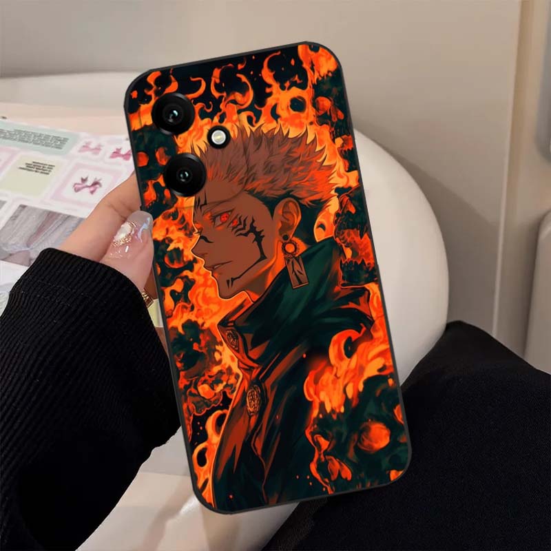 Coque de téléphone noire, dess - Phone Cases Jujutsu Kaisen avis et prix