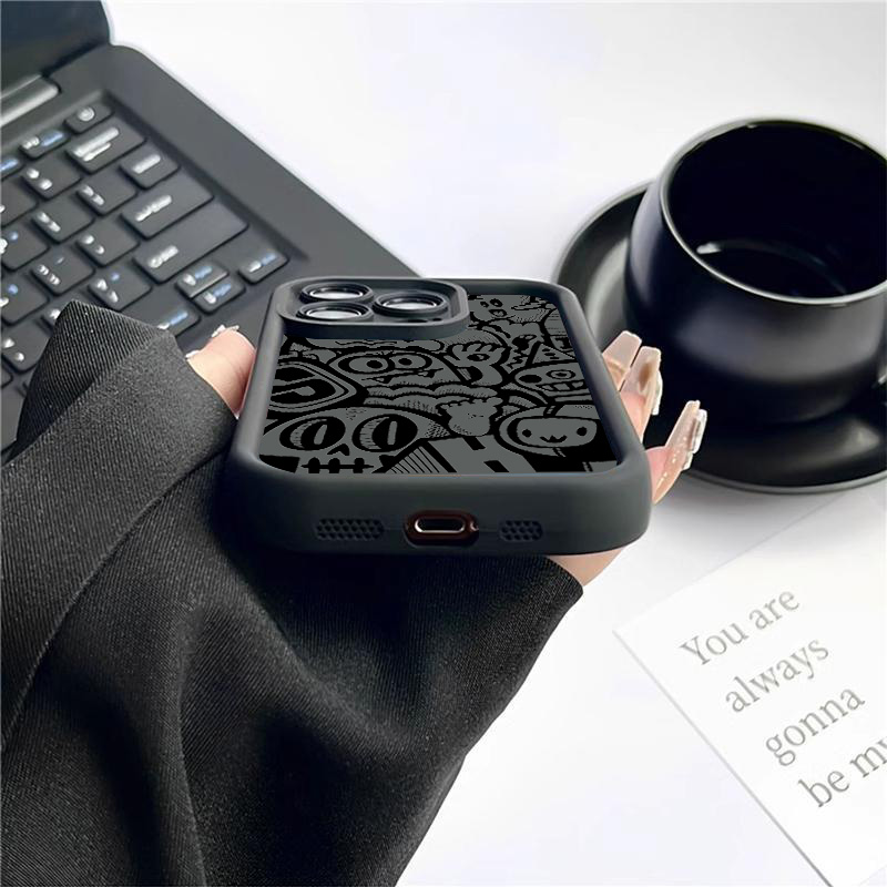 Coque de téléphone noire à mot - Phone Cases Xr Iphone avis et prix